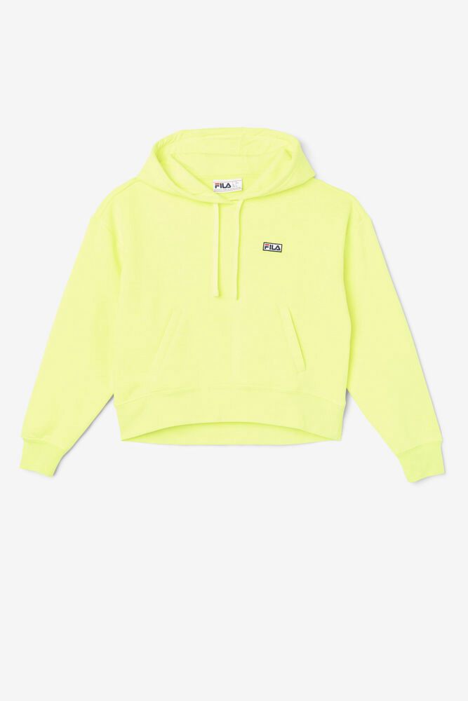 Fila Marina Yellow Hoodie Womens - NZ 34857-TKJU